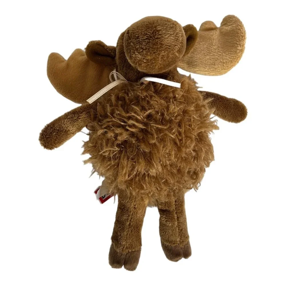 Douglas Bull Moose with Antlers‎ Cuddle Toy Brown Plush 9